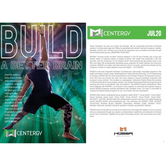 MOSSA Group Centergy JUL 2020 VIDEO+MUSIC+NOTES MOSSA Group Centergy JUL 2020 VIDEO+MUSIC+NOTES
